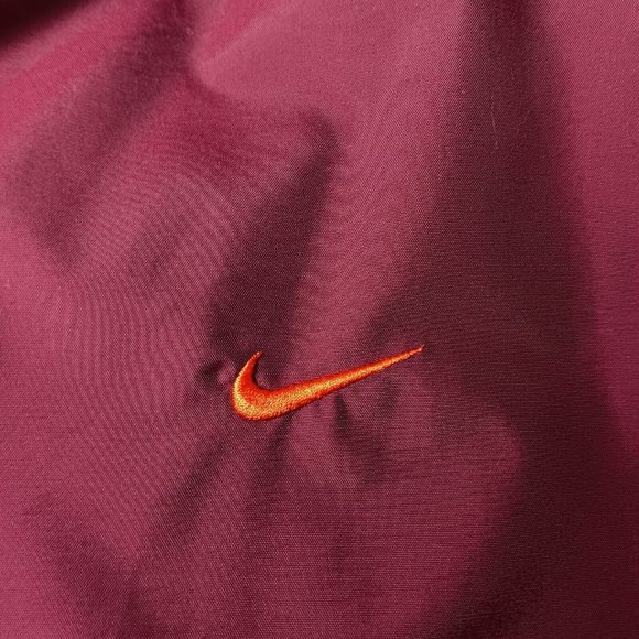 Virginia Tech Jacket Team Apparel Nike M Full Zip Athletic Maroon Orange Hokies - Picture 11 of 16